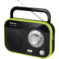 Sencor SRD 210 BGN, Tragbar, Analog, AM, FM, 87,5 - 108 MHz, 530 - 1600 kHz, 1 W