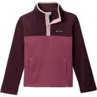 Columbia Youth Steens Mountain II Half Snap Fleece antique mauve, moonvista, mineral pink (551) S