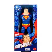 Batman DC Comics DC 30 cm große Superman Actionfigur, klassischer Superhelden-Anzug, 7 Bewegungspunkte, 4 Jahr(e), Schwarz, Kunststoff