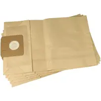 VHBW 5x Staubbeutel kompatibel mit Taski S 6, S 12, S 4, S 5, S 5.1, Cool 3000, Hurricane Samba, S 10, S5L Staubsauger - TA 1 25,5cm x 23cm braun