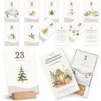 Merkloos Adventskalender mit 24 Affirmationskarten, Selbstreflexion, Achtsamkeit, für Erwachsene