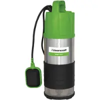 Cleancraft Tauchpumpe SPWP1107, Wasserpumpe 4 bar, Färderhähe 42 m, 1100 W