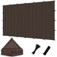 Merkloos Sonnenschutzplane 12x24 ft, 90% UV-Schutz, verstärkte Ecken mit D-Ringen, für Garten und Camping