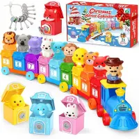 Merkloos Adventskalender Kinder 2026, Tiere Spielzeug, Badespielzeug, 24 Überraschungen, für die Weihnachtszeit