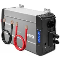 Qoltec Pure Sine Wave | 12V na 230V | 3000/6000W