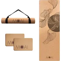 Sonstige Verlage MOAI Yoga Set mit Yogamatte und 2 Yoga Blockset