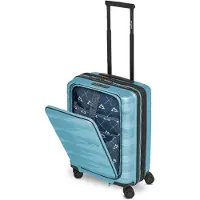 Bergpfeil Trolley "Travel 4 Rollen Kabinentrolley 55 cm Laptopfach mit Dehnfalte" 46 l