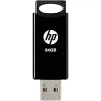 HP PNY v212w, 64 GB, USB Typ-A, 2.0, 14 MB/s, Dia, Schwarz
