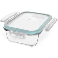Orion Glasbehälter mit Deckel Lebensmittelbehälter für den Ofen Mikrowelle 1,5 L