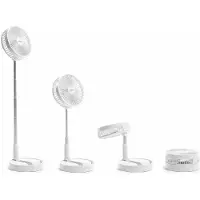 InnovaGoods 3-in-1 faltbarer wiederaufladbarer Ventilator Fandle Ø7,7'' 7200 mAh
