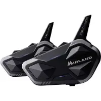 Midland C1529.06 BTR1 Advanced X Twin Pack Motorrad-Gegensprechanlage Passend für (Helmtyp) alle Helmtypen