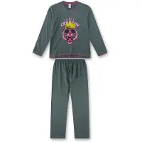 Sanetta Schlafanzug "Pyjama Pyjama Teenager lang I like it crunchy 1er Pack", Jungen, Gr. 140, grün, Obermaterial: 100% Baumwolle CO., Homewear-Sets Schlafanzug