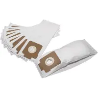 VHBW 10x Staubbeutel Ersatz für Swirl E 60 für Staubsauger - 17 28cm x 21cm Weiß