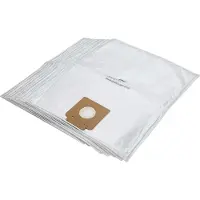 VHBW 10x Staubbeutel kompatibel mit Kärcher T17/1, T12/1, T15/1 Staubsauger - 40cm x 24cm Weiß