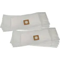 VHBW 10x Staubbeutel Ersatz für Bosch 2609256F33 für Staubsauger - 31,1cm x 23cm Weiß