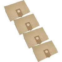 VHBW 20x Staubbeutel kompatibel mit Kärcher A 2001, K 2001, K 3011, NT 2001, NT 211, NT 3011 Staubsauger - 36,5cm x 29,8cm Sandfarben