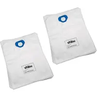 VHBW 10x Staubbeutel Ersatz für BVC 13060 für Staubsauger - 45,4cm x 33,9cm Weiß