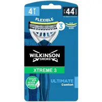 Wilkinson Xtreme 3 For Men Ultimate Comfort with Aloe Vera Disposable Razors 4 Count