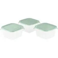 Curver Fresh & Go Vorratsdosen Set 3x 1,2L eckig