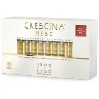 Crescina Labo, , Transdermic HFSC 1300, zur Wachstumsstimulation, Ampullen-Behandlungsserum, für die Kopfhaut, für Männer, 20 Stück, 3,5 ml