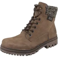 Rieker Y7621-25 Damen Schnürstiefel braun Kunstleder - Größe: 40