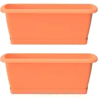 Wellhome Respana Blumenkasten 59x18.4x14.5cm 2 Einheiten
