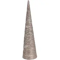 Wellhome Kegelförmiger Baum Mit 40 Warmweißen Led-lichtern 20x20x76.5 Cm