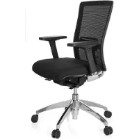 Hjh OFFICE ASTRA BASE - Profi Bürostuhl Schwarz