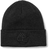 Timberland Mens 3D Embroidery Beanie black OS