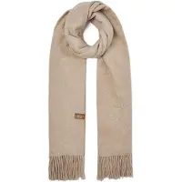 Liu Jo Damen Schals Logo - Scarf/shawl - Beige - Größe ONESIZE
