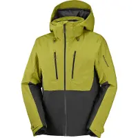Salomon - Leichte, wärmende Skijacke aus PrimaLoft - Brilliant 2.0 Jacket M Cardamon Seed Deep Black für Herren - Größe XL - Grün