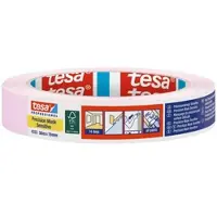 TESA Professional 4333 Präzisionskrepp Sensitive Krepp-Abdeckband, hellrosa