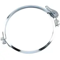 SchellenDirekt Schnellverschluss Spannring Spannschelle mit Hebel robust - 300 mm