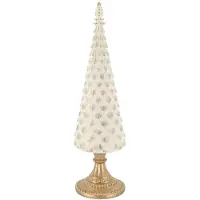 Chic Antique Deko WEIHNACHTSBAUM NOEL Antik Creme Gold 42 cm