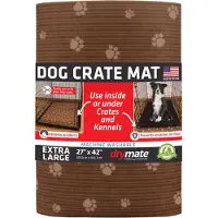 Drymate Hundebox-Matte, absorbiert Urin, wasserdicht, rutschfest, waschbar, Welp