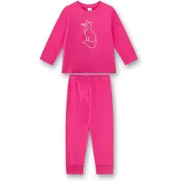 Sanetta Schlafanzug "Pyjama Pyjama Kids lang Fuchs 1er Pack", Jungen, Gr. 116, pink, Obermaterial: 100% Baumwolle CO., Homewear-Sets Schlafanzug