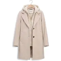 Beaumont Damen Jacken Elvira Coat - Beige - Größe 42