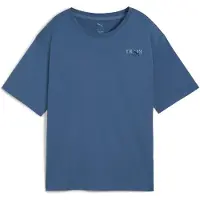 Puma Unisex W Pretty Tough Graphic Tees, Dunkles Indigoblau, XS EU