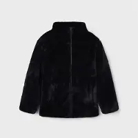 Name it Mädchen - Nisa Jacke mit Kunstfell - Schwarz