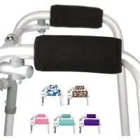 Merkloos Rollator Handgriffe gepolstert, 2 Stück, weich, rutschfest, für Rollator und Gehwagen
