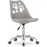 Merkloos Ergonomischer Bürostuhl mit Rollen und verstellbarer Höhe