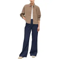 s.Oliver Langarmbluse Cordbluse mit Hemdkragen und Knofpleiste