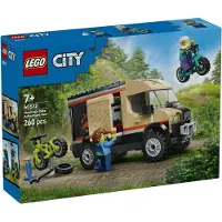 LEGO City Mountainbike-Abenteuervan, Bausatz, 7 Jahr(e), Kunststoff, 260 Stück(e), 461 g