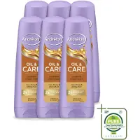 Unilever 6 x Andrélon Oil & Care Conditioner für trockenes und krauses Haar 200 ml - Großpackung - 6 Stücke