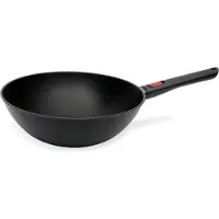 Norbert Woll Woll Eco Lite QXR Wok: abnehmbarer Stiel, Ø 30 cm, 10 cm hoch, Alle Herdarten inkl. Induktion