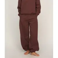 Hunkemoller Jogginghose aus Angerautem Sweat Braun
