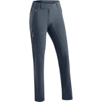 Maier Sports Outdoorhose "Lulaka LP", Damen, Gr. 40, Normalgrößen, blau (graublau), 100% Polyester, Hosen Outdoorhose, Damen Wanderhose, atmungsaktive Funktionshose, Regular Fit