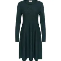 Kaffe Midikleid "Damen Kleid KAmalina", Damen, Gr. L, N-Gr, grün (magical forest), Obermaterial: 80% Viskose LENZING ECOVERO CV LenzEcov. 20% Nylon NY., Kleider Midikleid