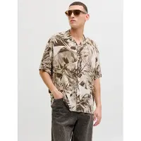 Jack & Jones Hemd Jeff 12288854 Braun Relaxed Fit