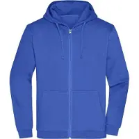 James & nicholson Klassische Sweatjacke mit Kapuze royal, Gr. 3XL